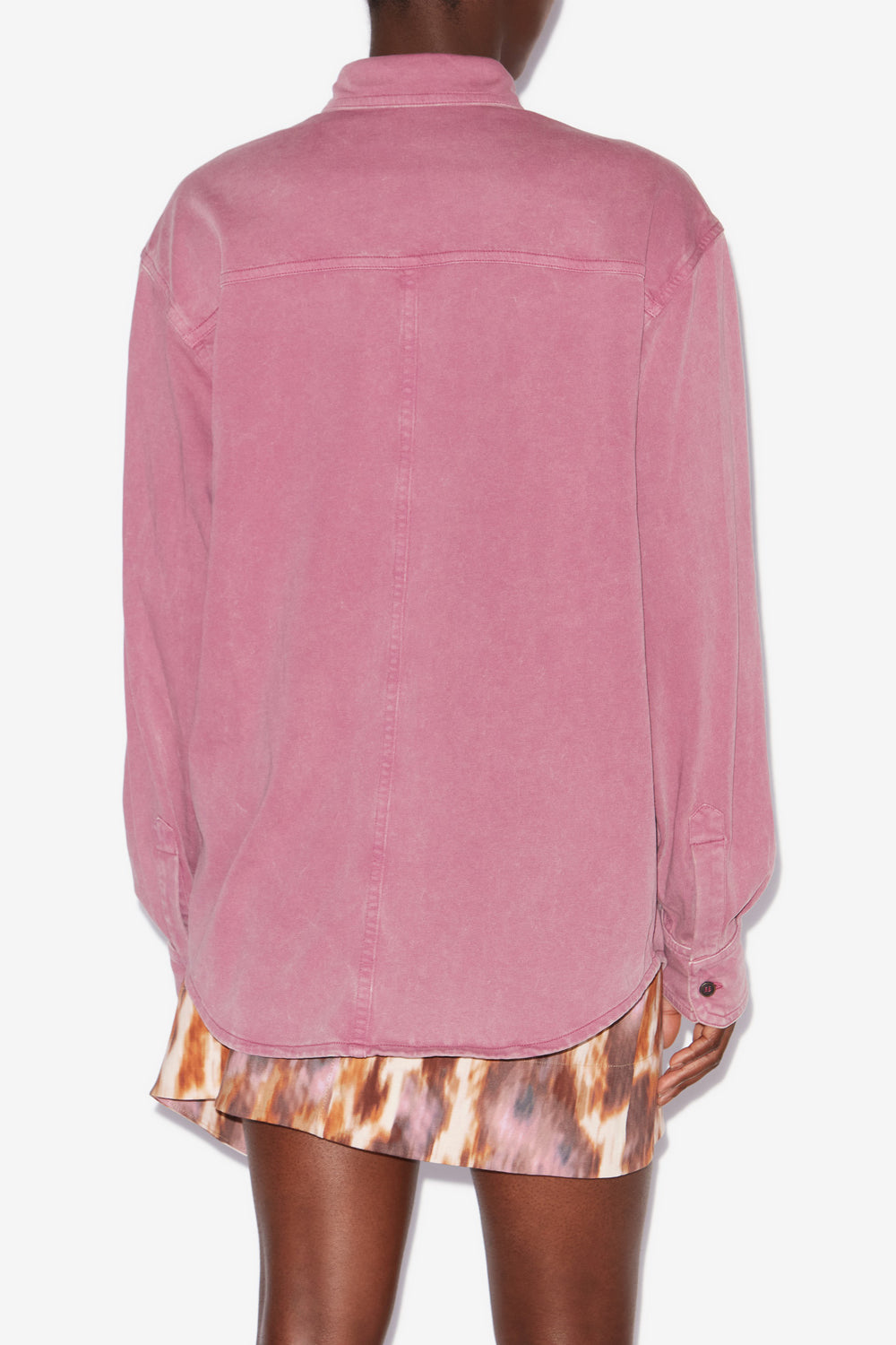 Chemise raquel en jersey délavé - Rose - Woman - 5