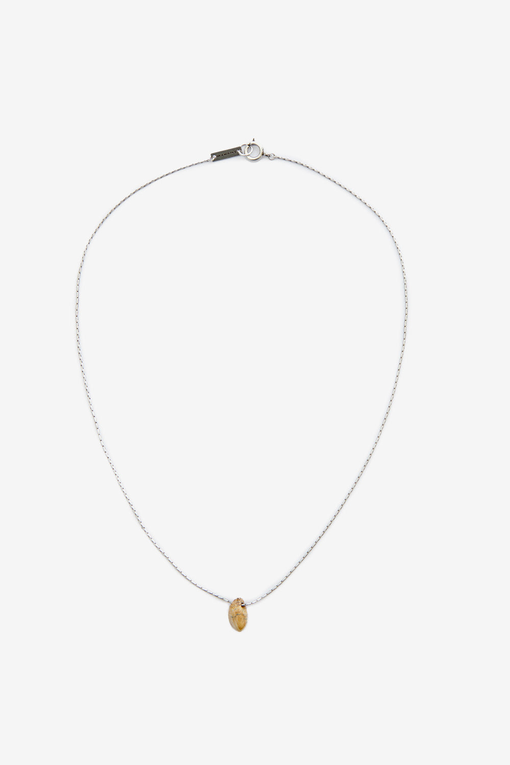 Collana rock man con ciondolo - Natural and silver - Man - 1
