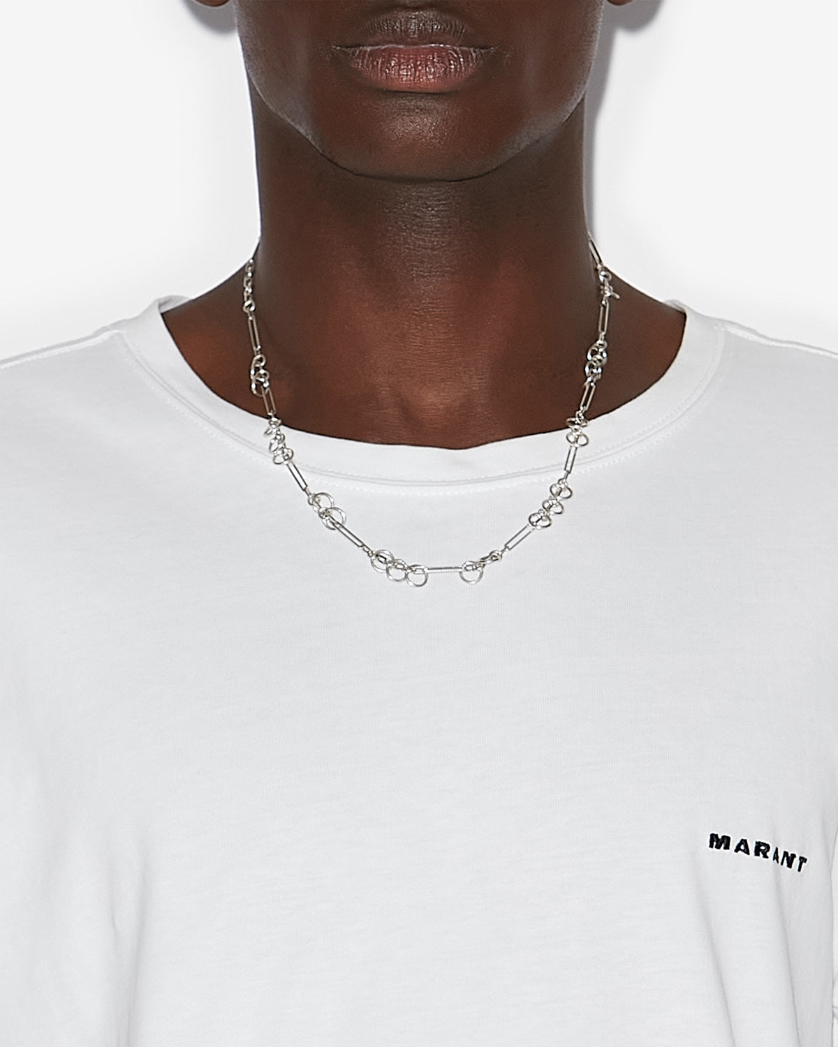 Paco necklace Man Silver 2