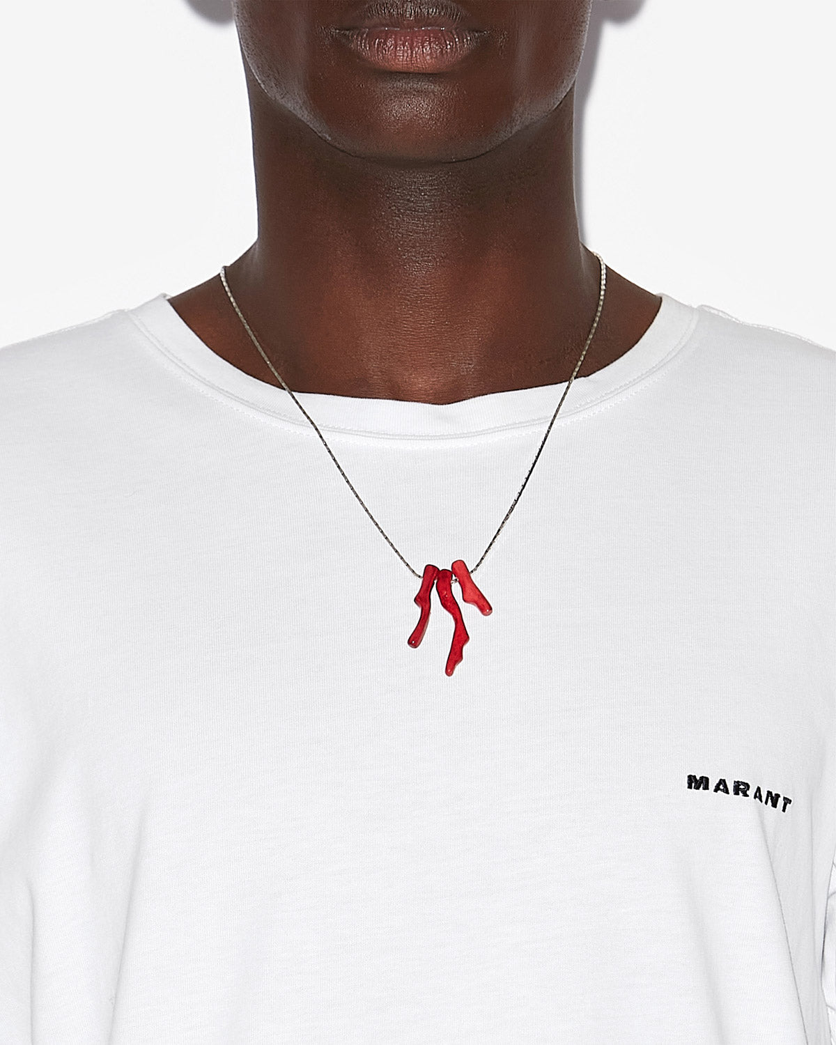 Collar jolan Man Red-silver 2