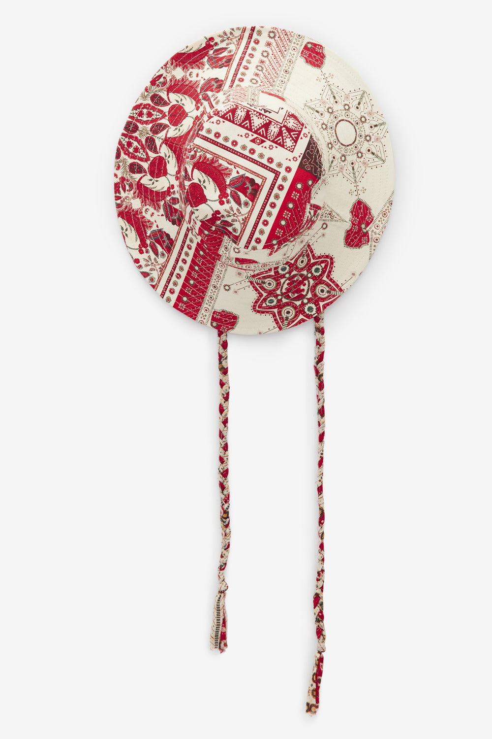 Bedruckter bucket hat delya aus baumwolle mit bandanaprint - Red and ecru - Woman - 4