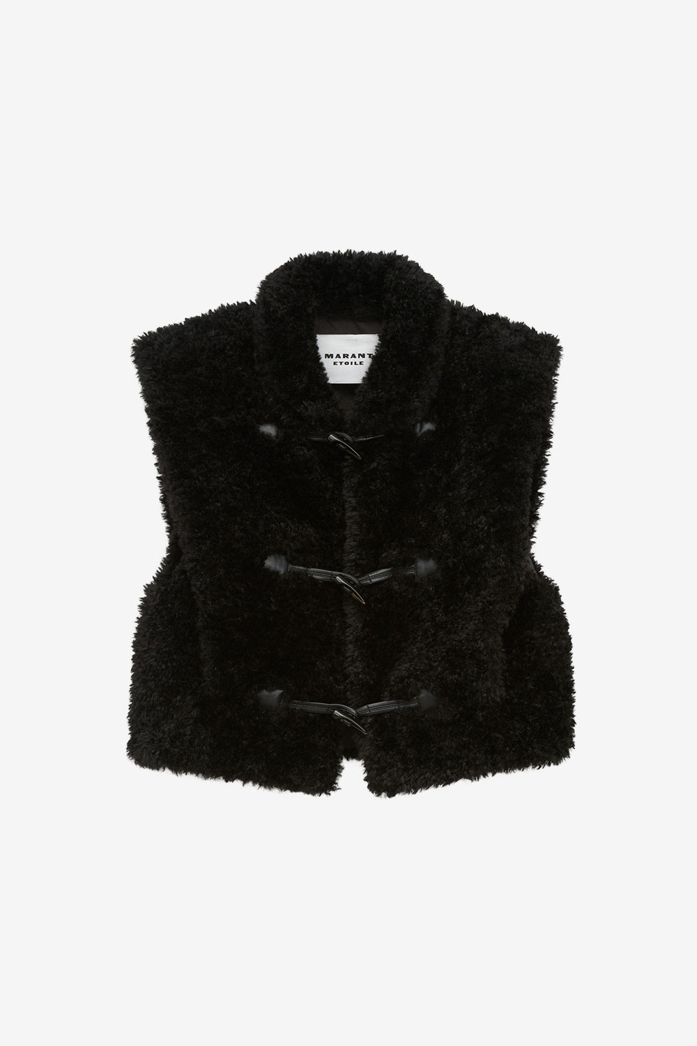 Gilet sans manches fausse fourrure alisa - Noir - Woman - 1