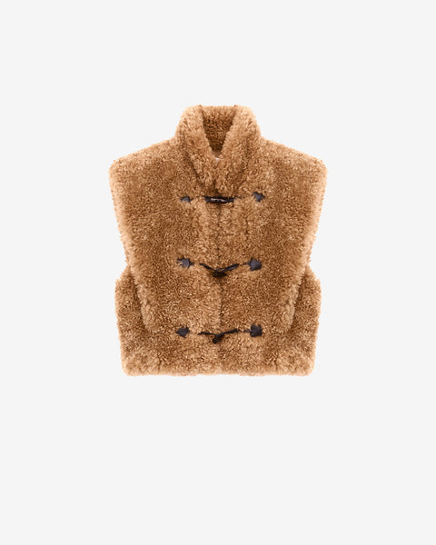 ALISA CARDIGAN Woman camel | ISABEL MARANT Official online store