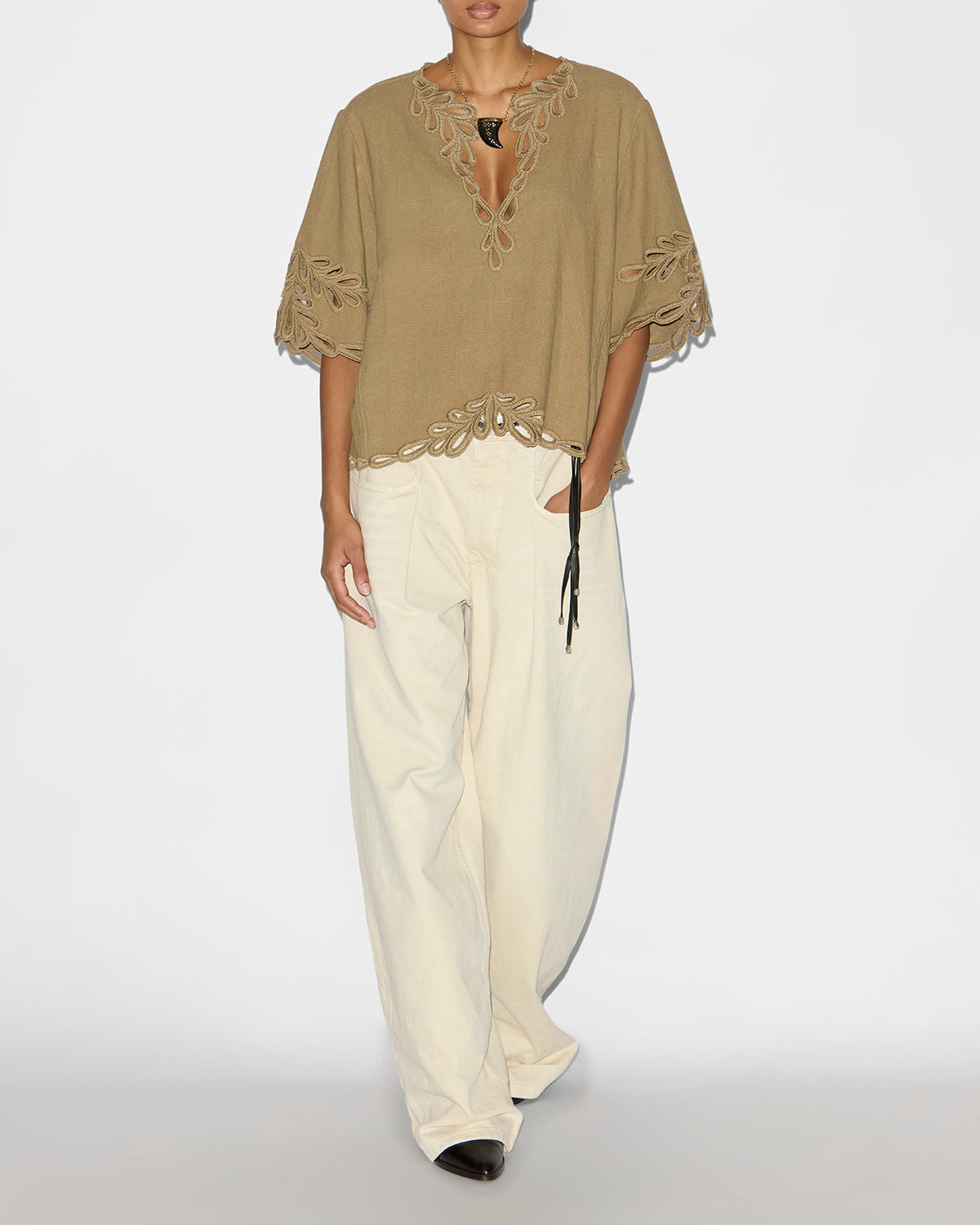 Shana トップス Woman Light khaki 4