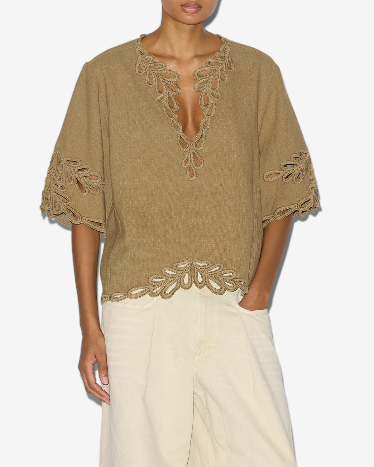 Top shana Woman Light khaki 11