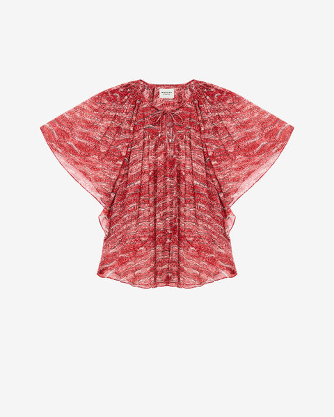 未使用 ISABEL MARANT ÉTOILE 花柄ビキニ Mサイズ NESLYA TOP Woman red | ISABEL MARANT Official online store