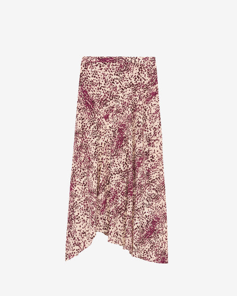 【送料&関税込】Isabel Marant Olena Skirt In Beige Silk 25PJU0336FA-C1J05I-OEEC-