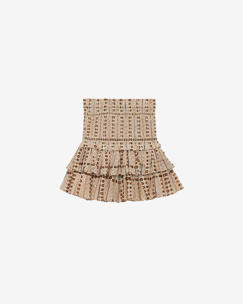 ワンピース ISABEL MARANT Women Short Skirts RO0587FA B3J03IMDWH Navy 25PJU0022FA-C1J19E-70RD-A.jpg?