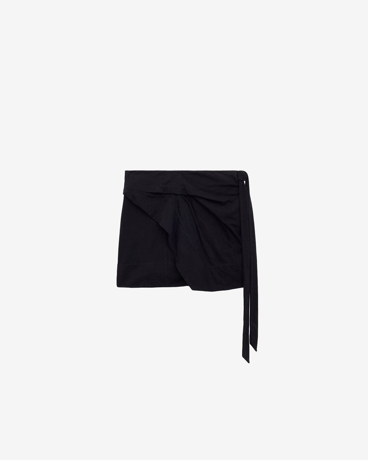 Wickel-minirock berenice aus jersey - Schwarz - Woman - 9