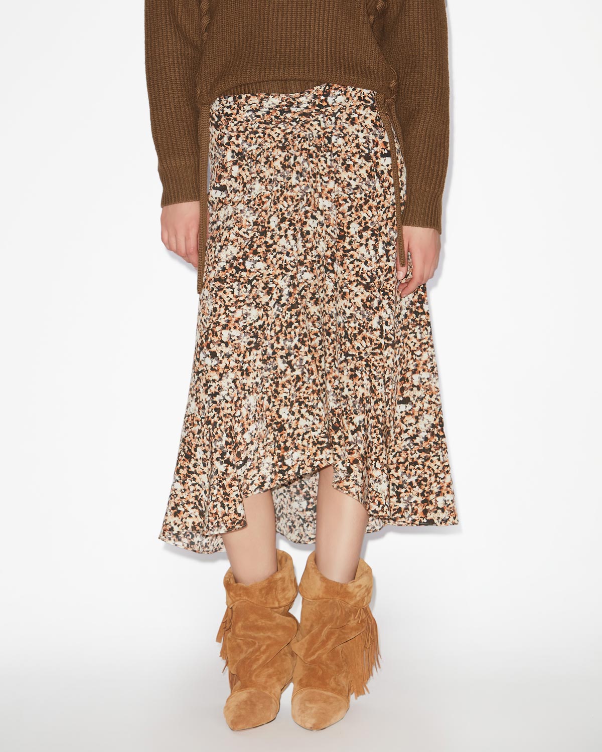 Olena skirt Woman Ochre-ecru 5