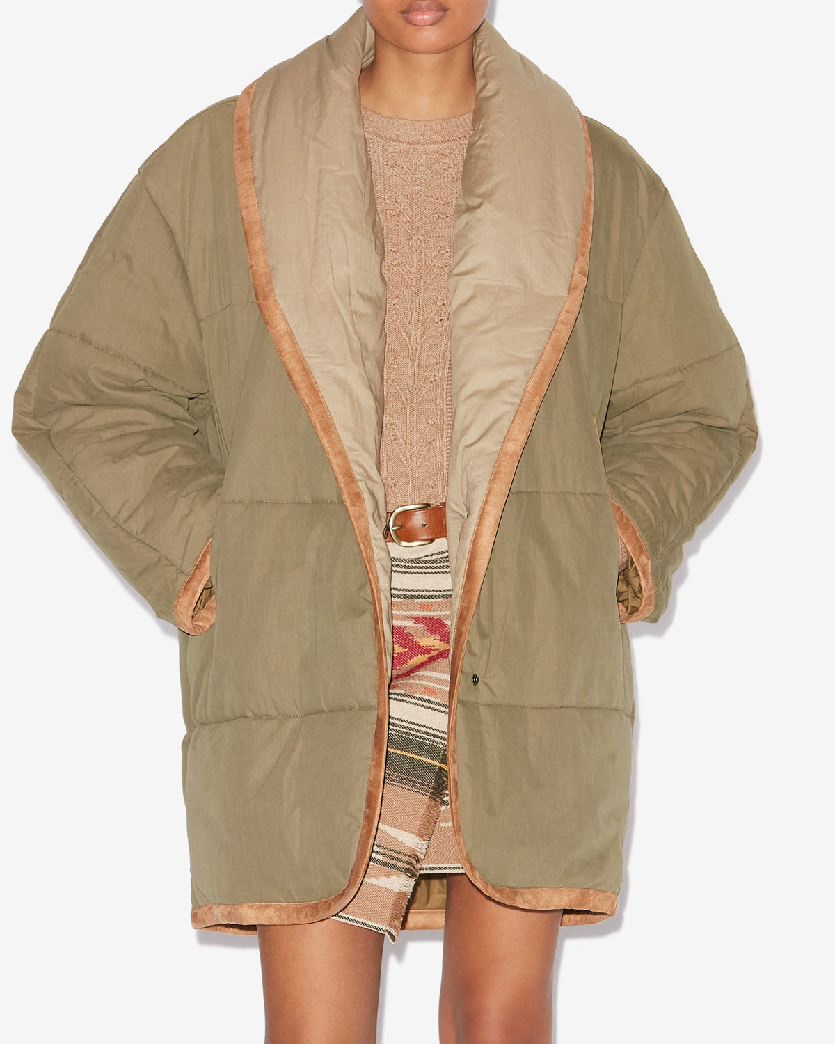 Gally coat Woman Khaki 5