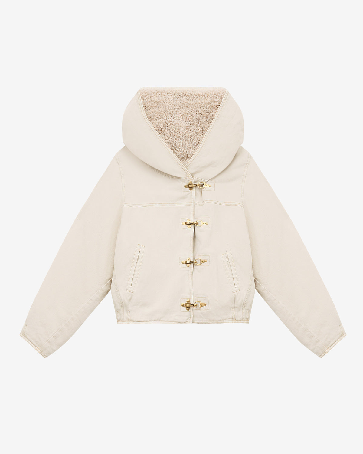 Manteau biane Woman Écru 4