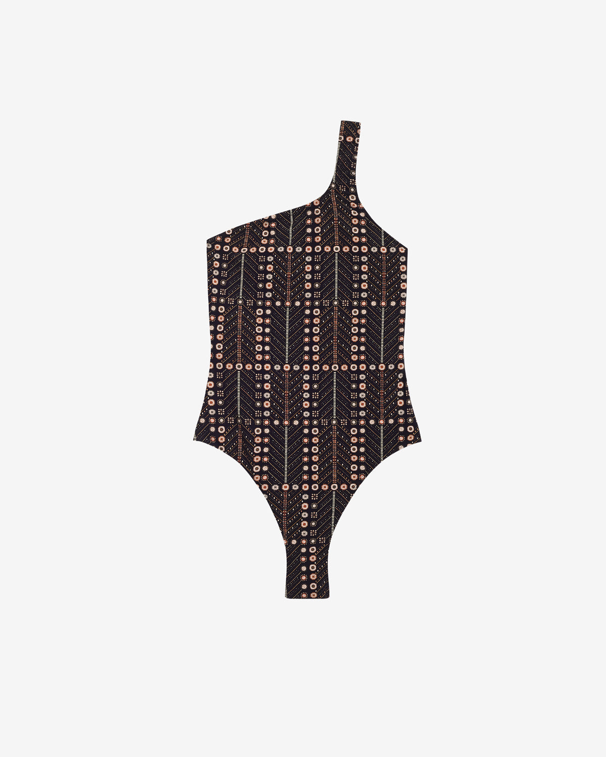 Einteiliger badeanzug sage mit print - Schwarz gewaschen - Woman - 5