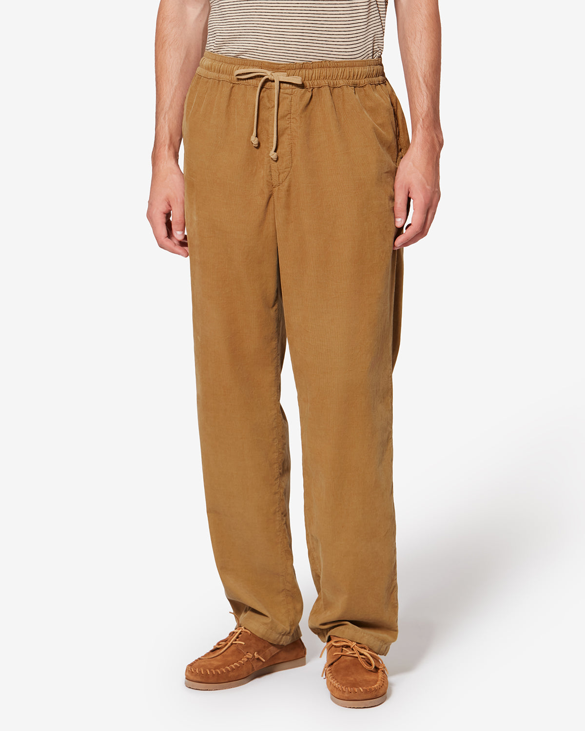 Pantalón ancho de terciopelo nirlen - Light bronze - Man - 3