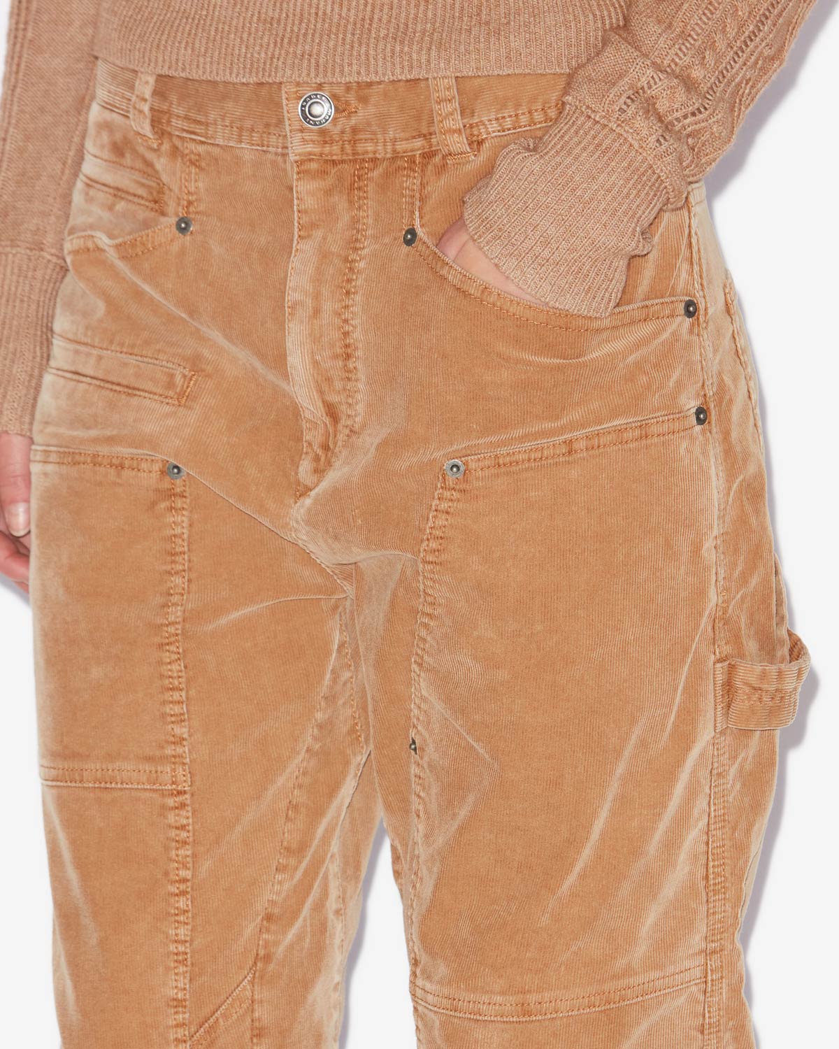 Pantalon lois Woman Camel 2