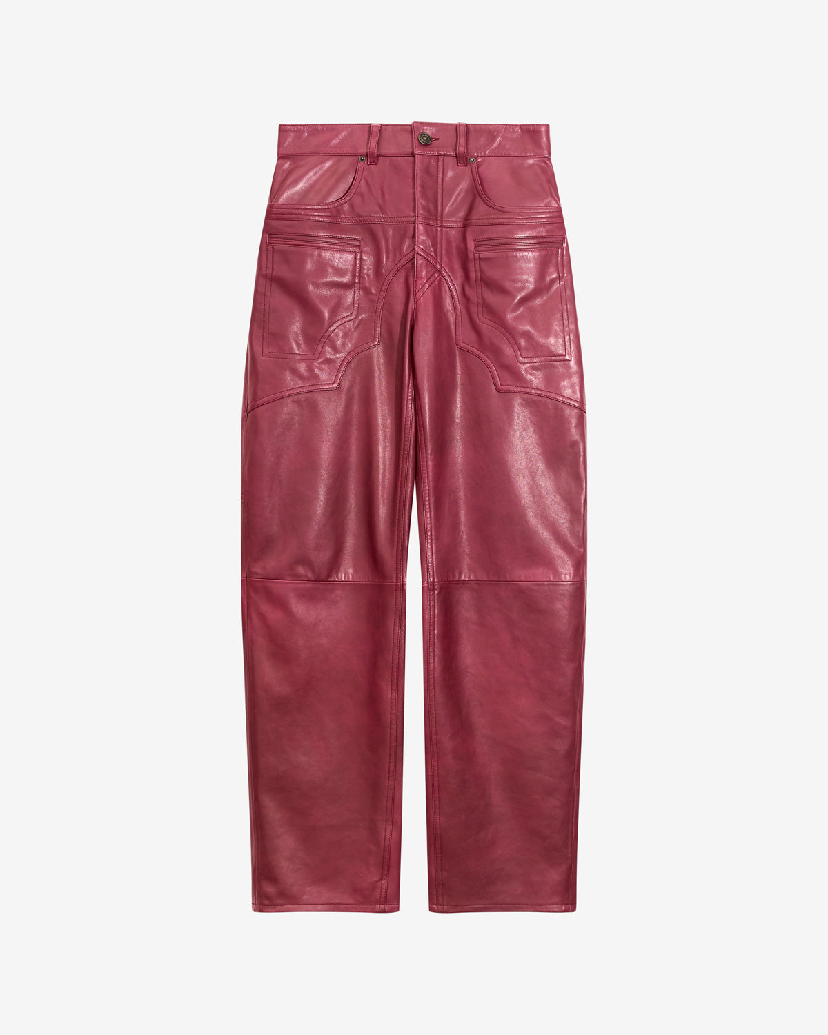 Pantalon breydi Woman Berry 4