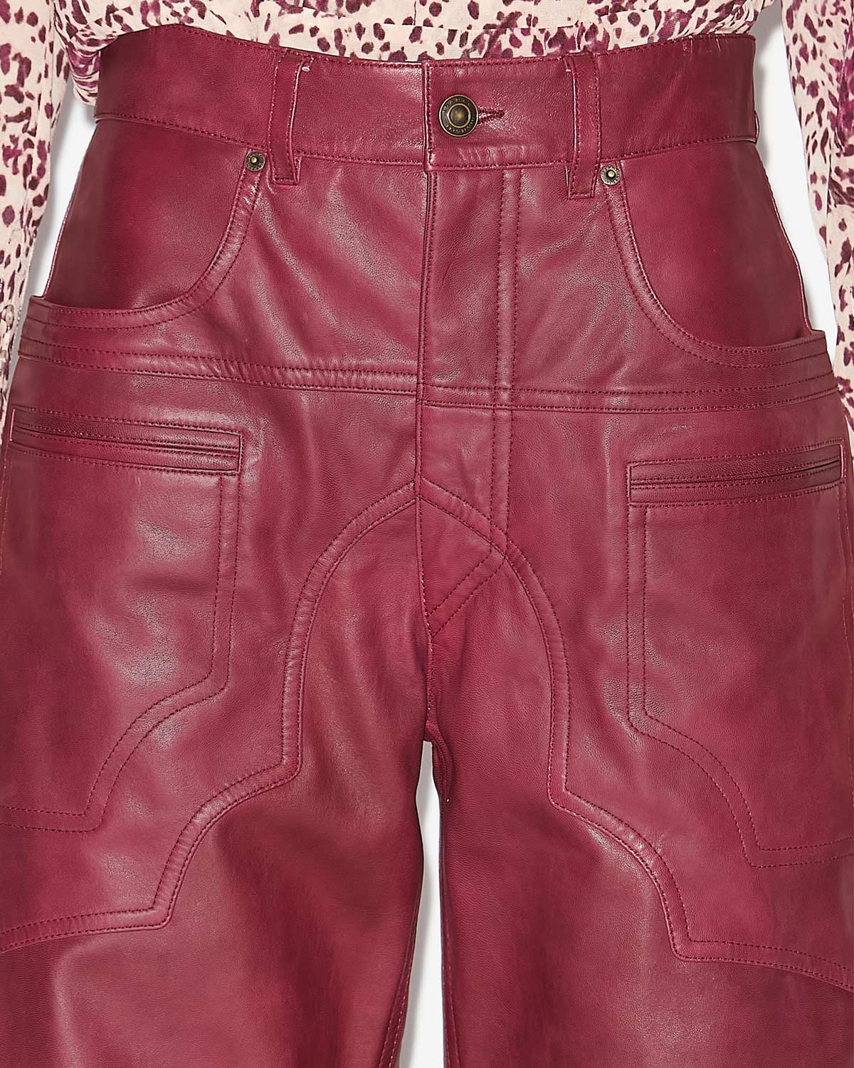 Pantaloni breydi Woman Berry 4