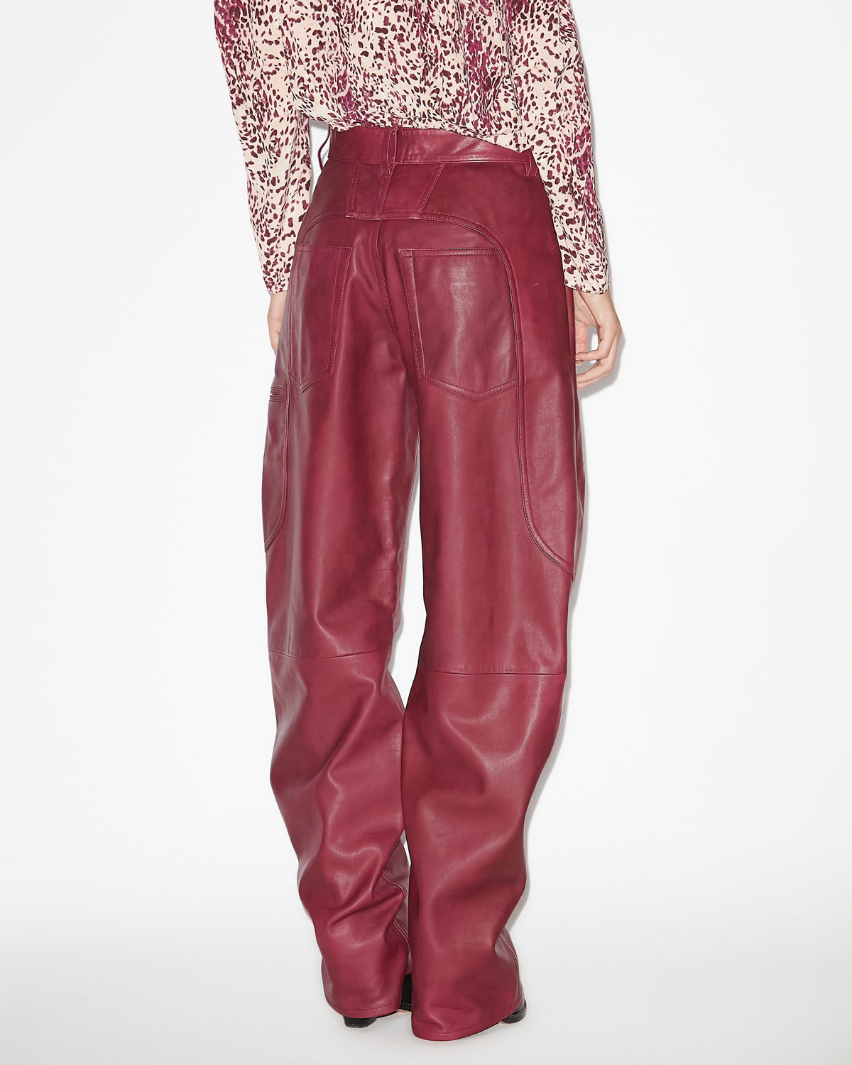 Breydi pants Woman Berry 4