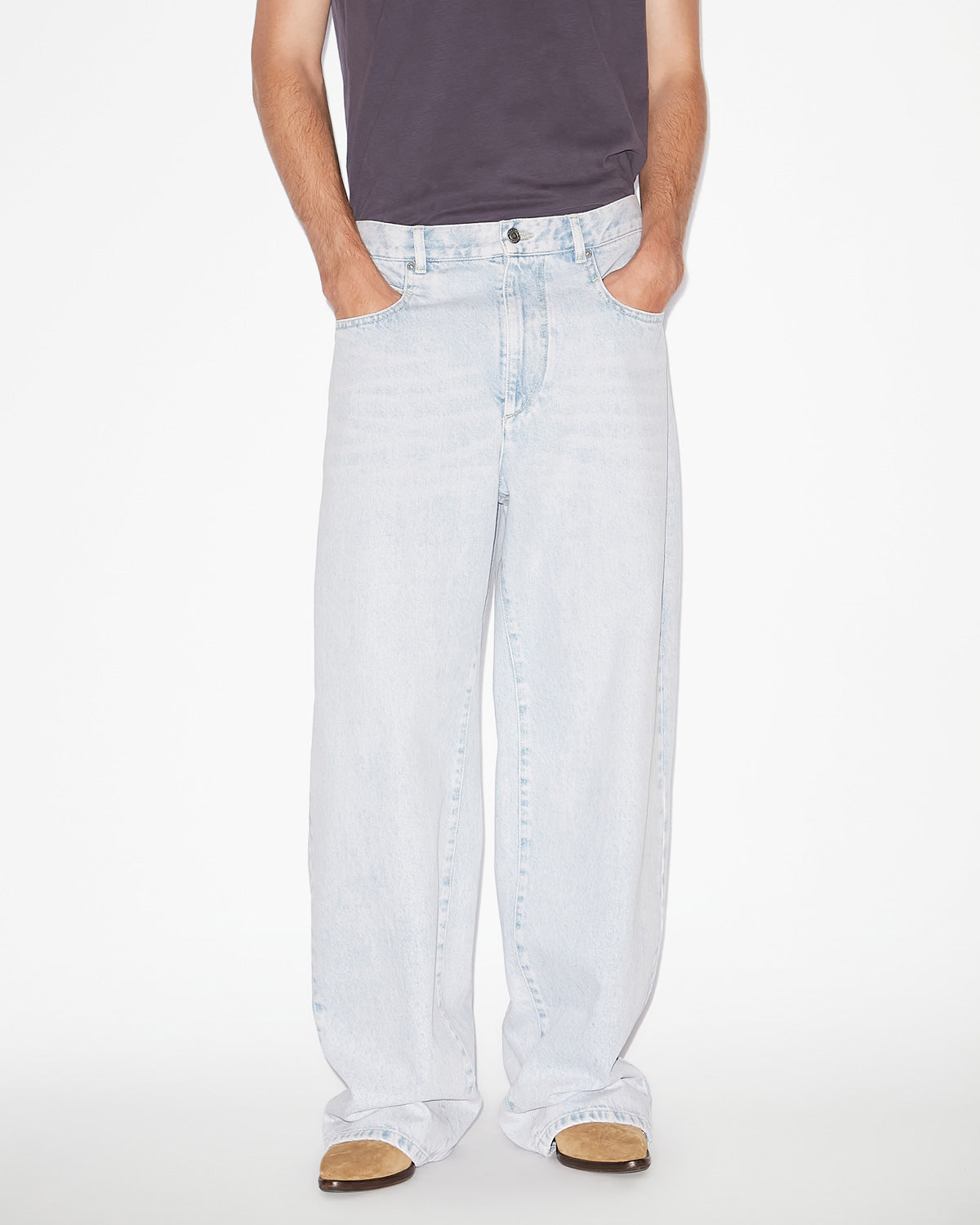 Jameson pants Man Light blue 5