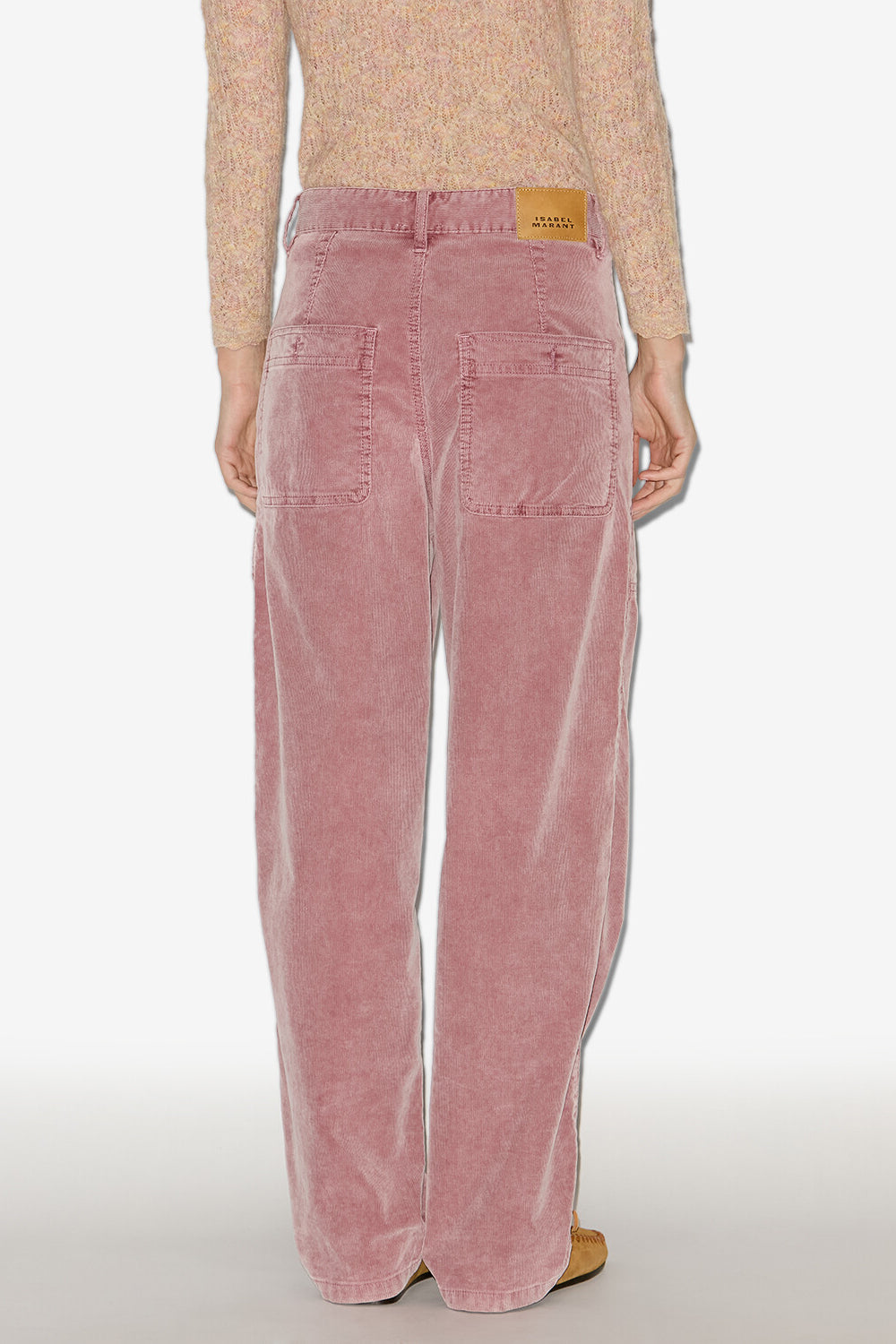 Onyta corduroy pants - Sepia pink - Woman - 5