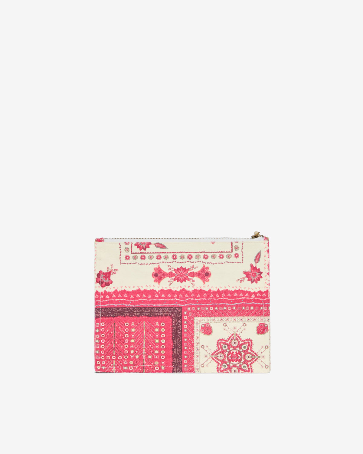 Pochette netia en coton imprimé à logo  - Rouge - Woman - 2