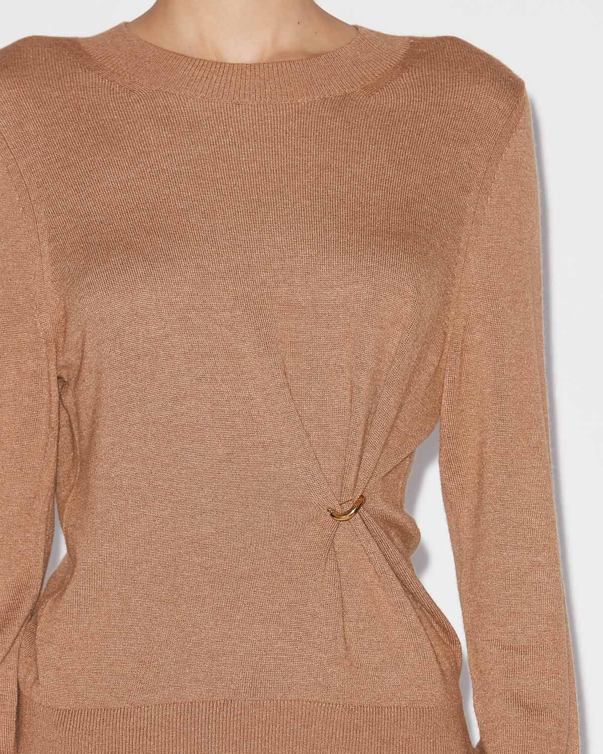 Pull cosima Woman Camel 4