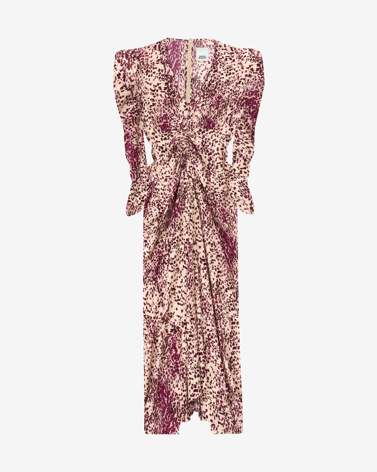 Robe albini Woman Violet-écru 1