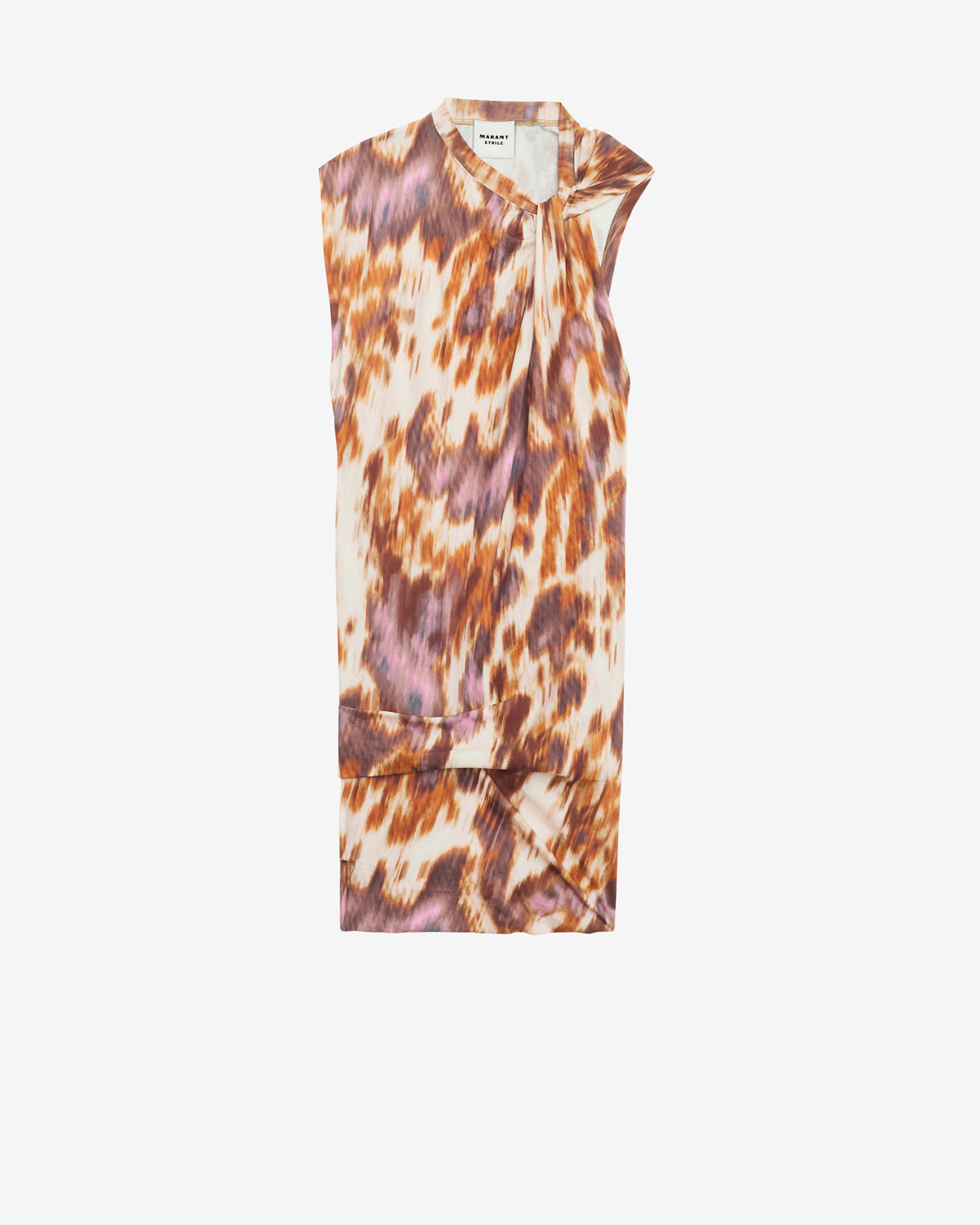 Leany dress Woman Ecru-ochre 4