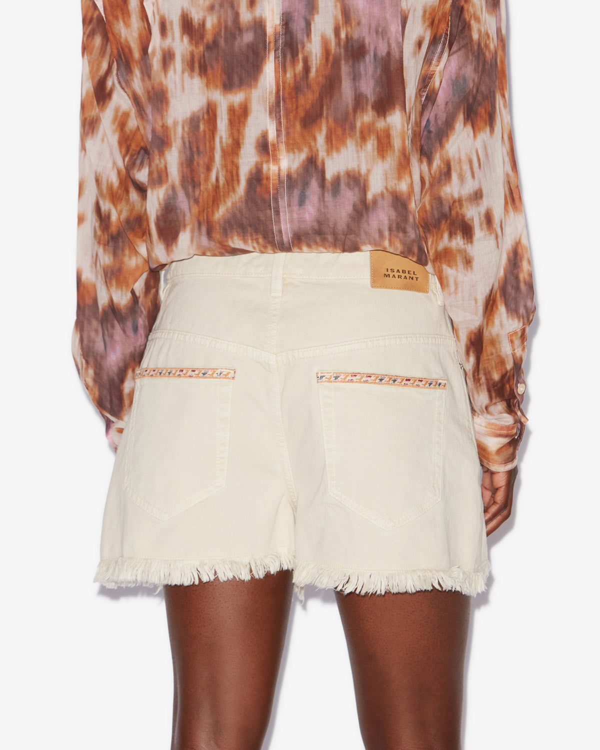 Shorts lesia Woman Ecru 3