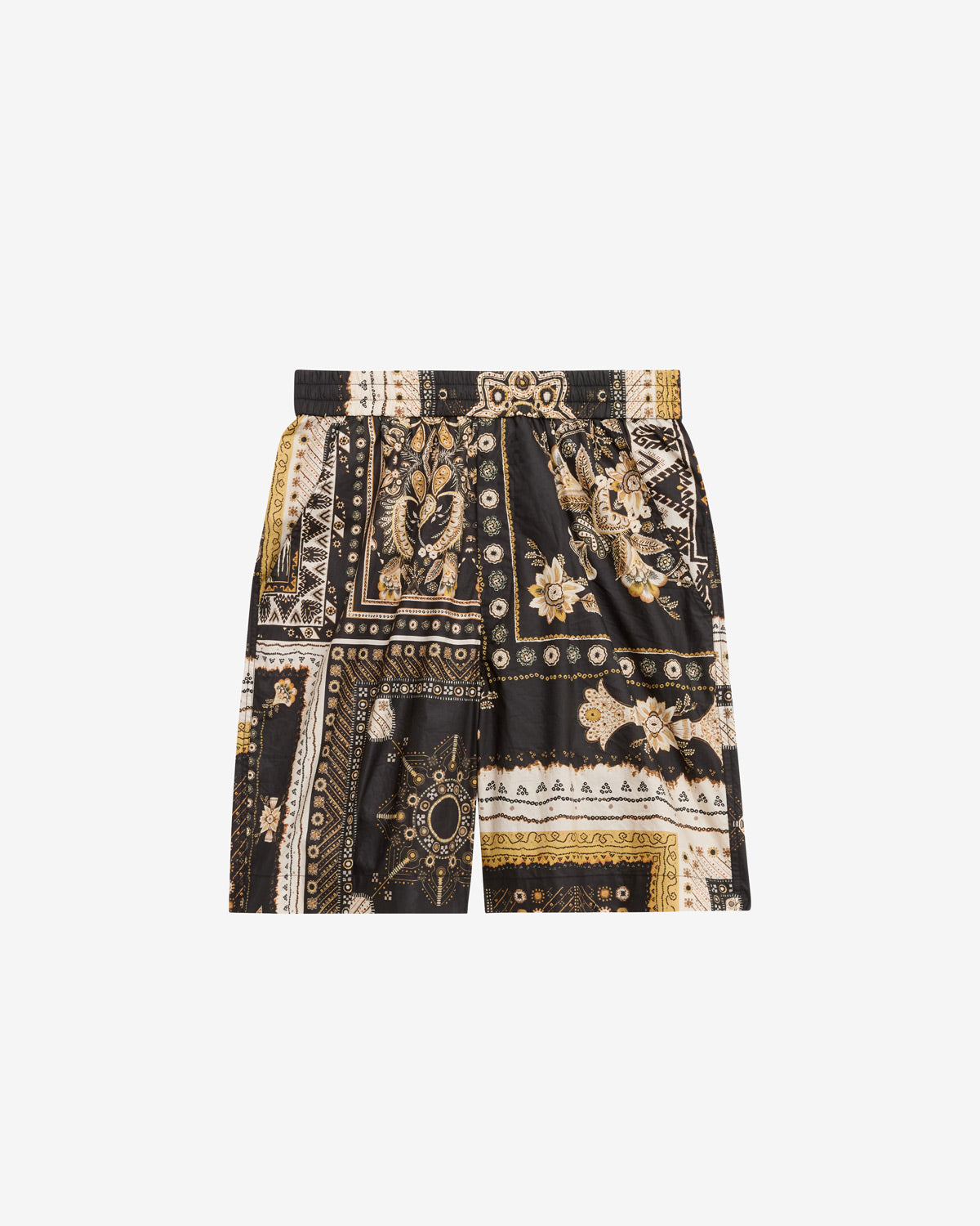 Gregorian shorts Man Black-ochre 4