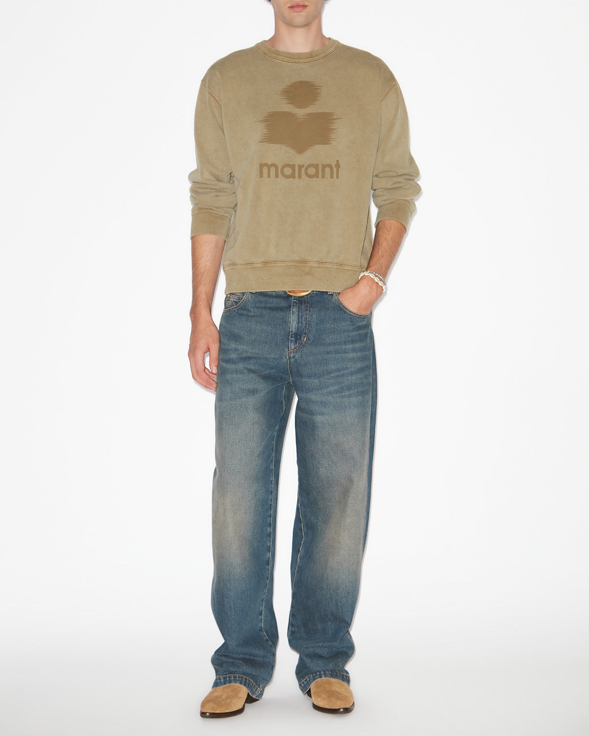 Sweatshirt mikoy Man Khaki 4