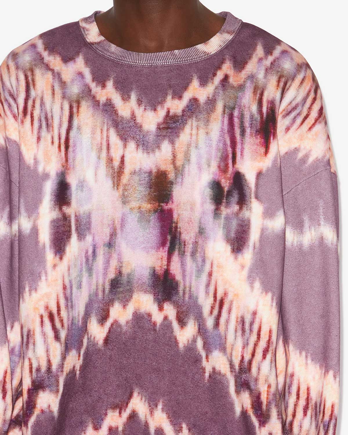 Sweatshirt dobbie Man Faded purple 2