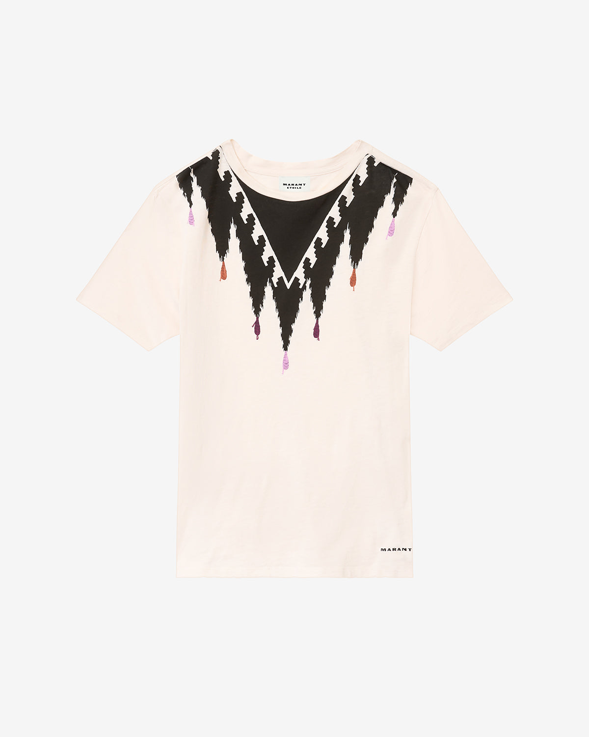 T-shirt zewel Woman Ecru-faded black 6