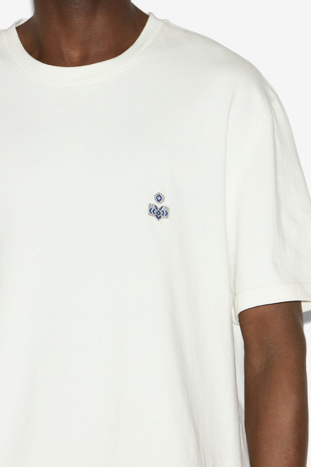 Hugo 刺しゅうロゴ入り コットン製 tシャツ - ベージュ - Man - 3