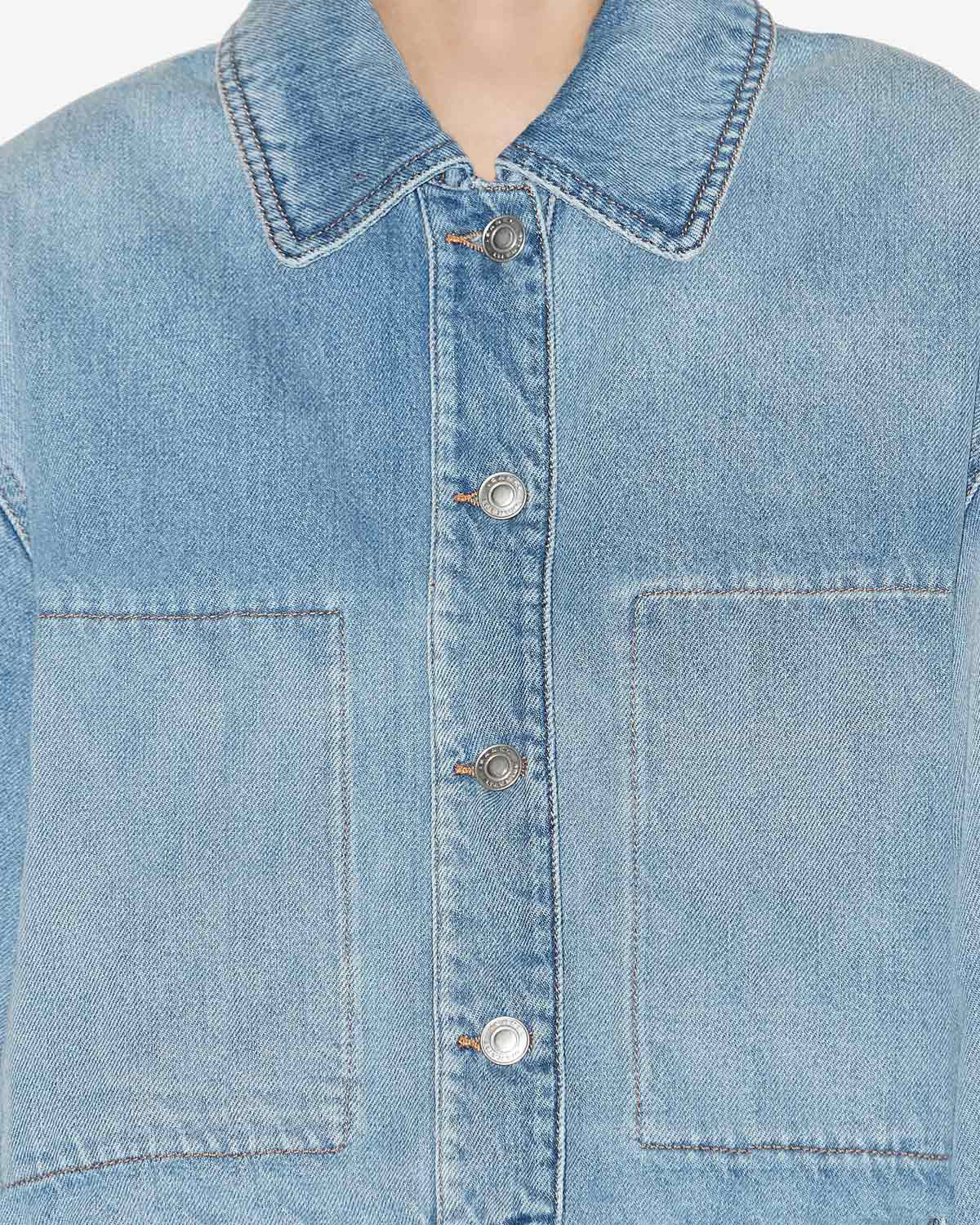 Veste classique josephine en denim - Bleu - Woman - 2