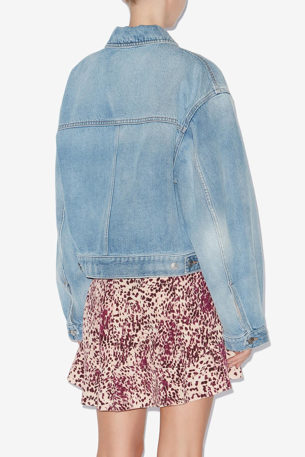 Giacca classica josephine in denim - Blu - Woman - 6