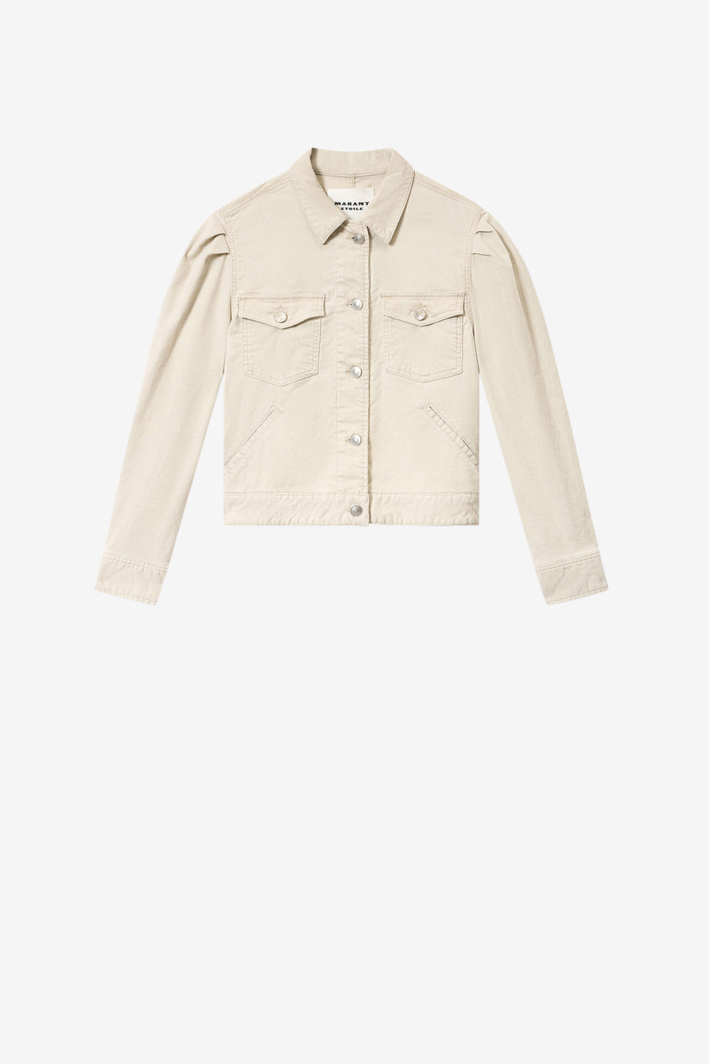 Bolineav washed corduroy jacket - Ecru - Woman