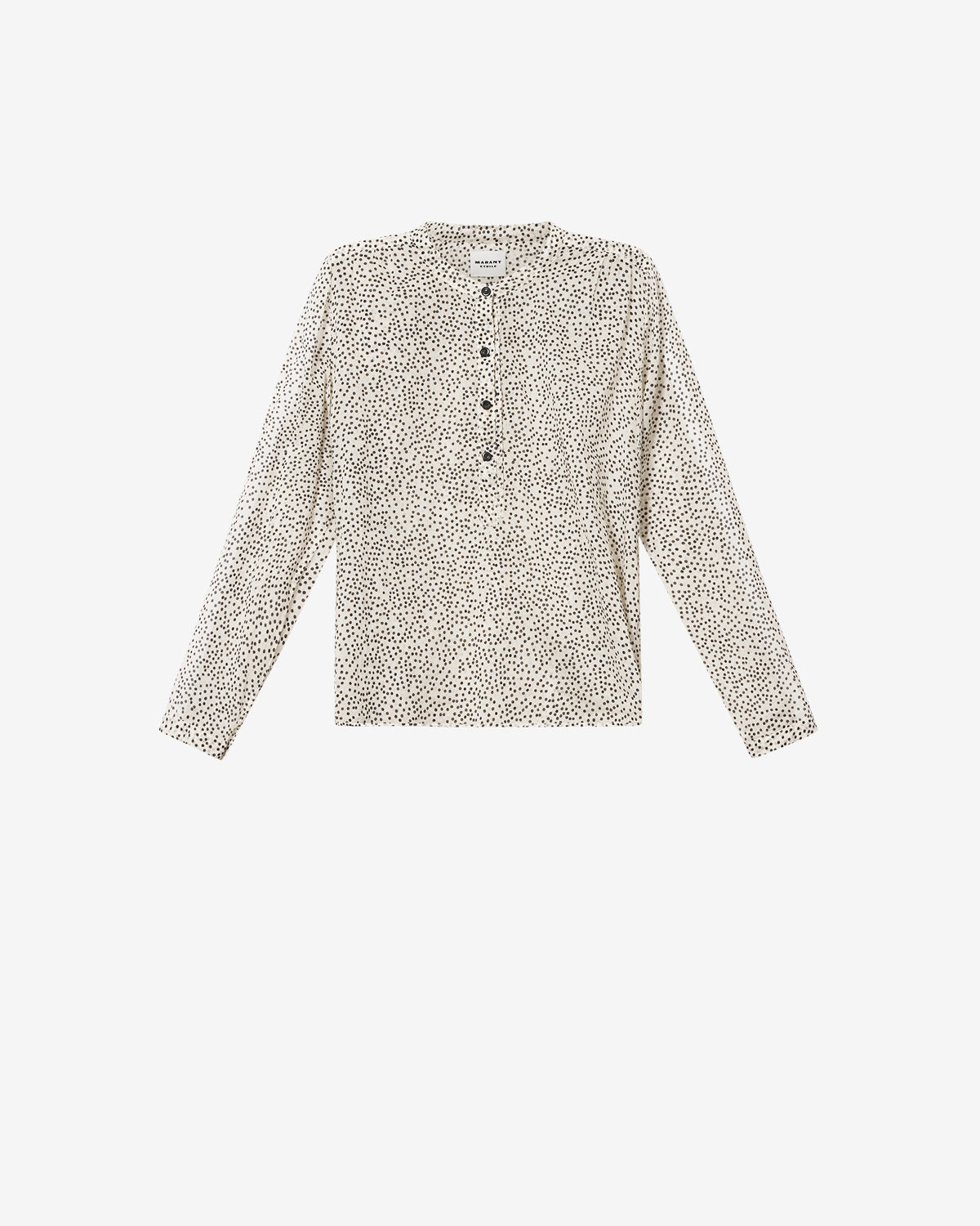 Maria Top Woman ecru and black | ISABEL MARANT Official online store