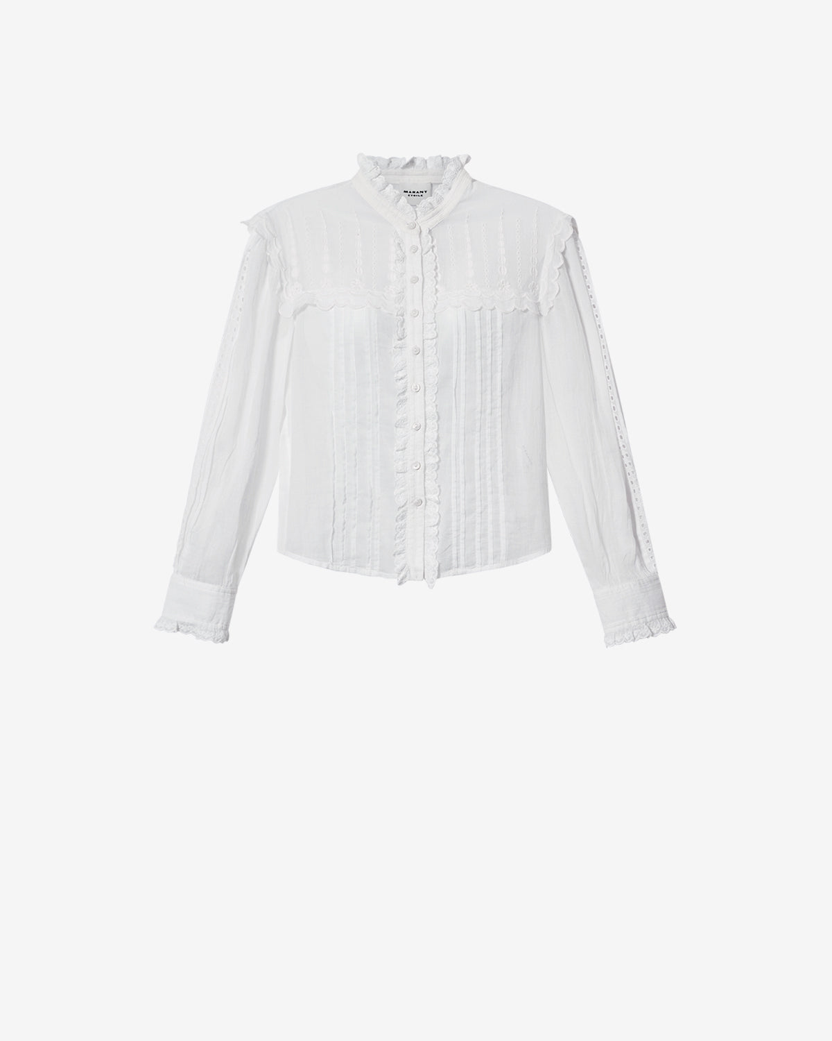 Lonzie Top Woman white | ISABEL MARANT Official online store