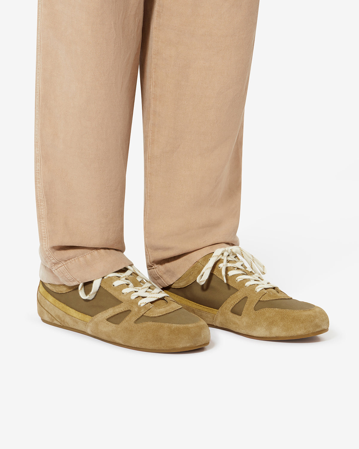 SENNYH LOW SNEAKERS Man khaki | ISABEL MARANT Official online store