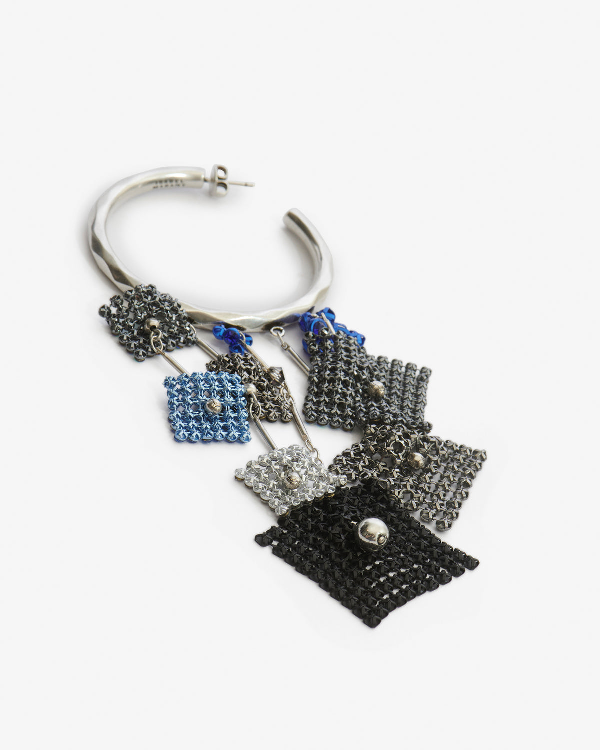 CATALINA EARRINGS Woman blue-silver | ISABEL MARANT Official