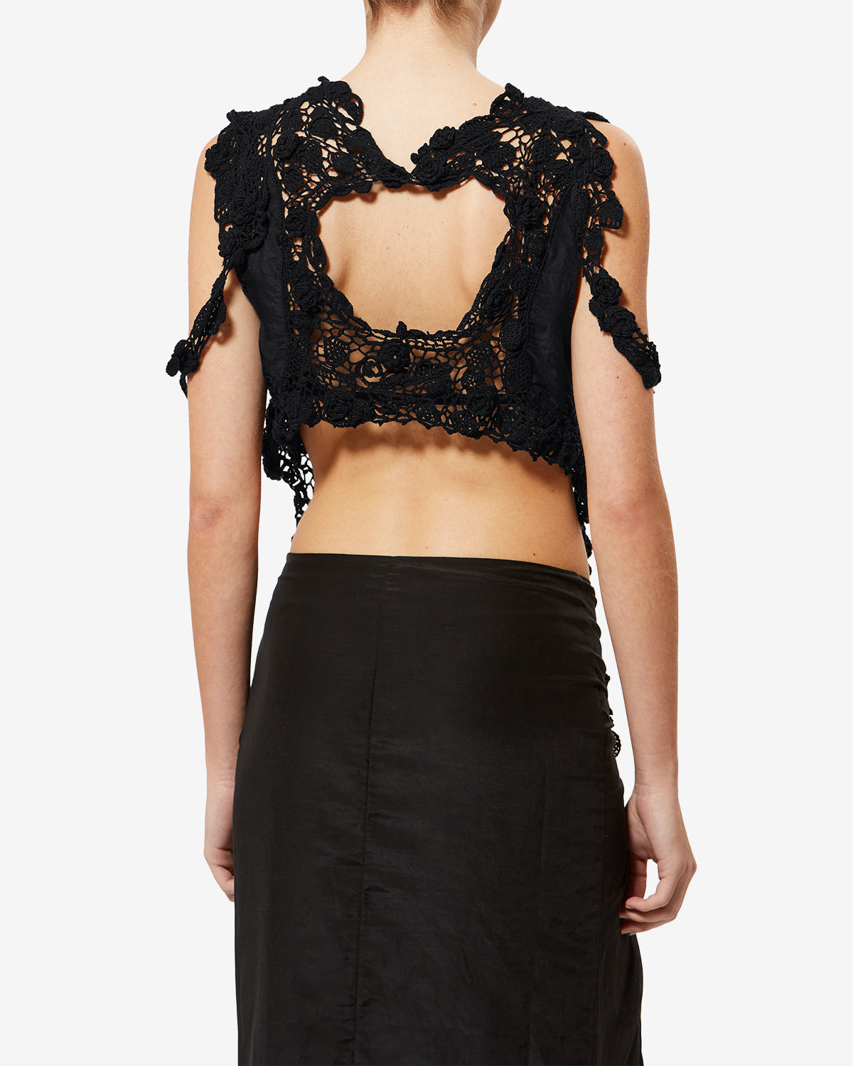 VANA TOP Woman black | ISABEL MARANT Official online store