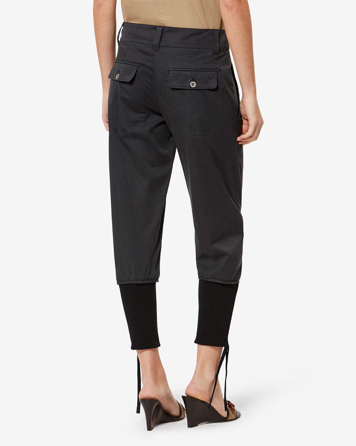 PANTALÓN JODELA Mujer negro | Web oficial de ISABEL MARANT