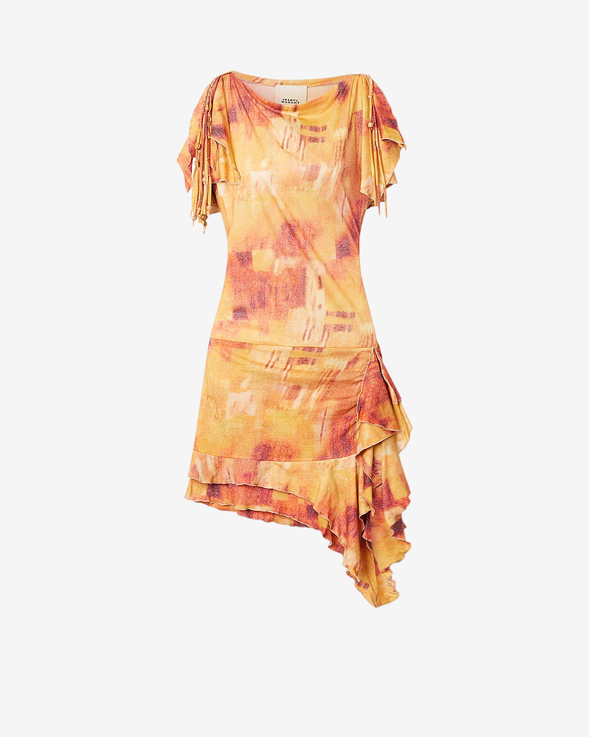 JANICK DRESS Woman orange | ISABEL MARANT Official online store