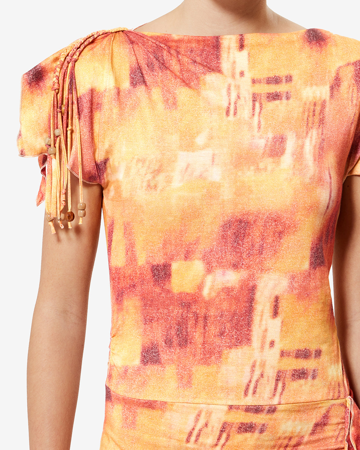 JANICK DRESS Woman orange | ISABEL MARANT Official online store