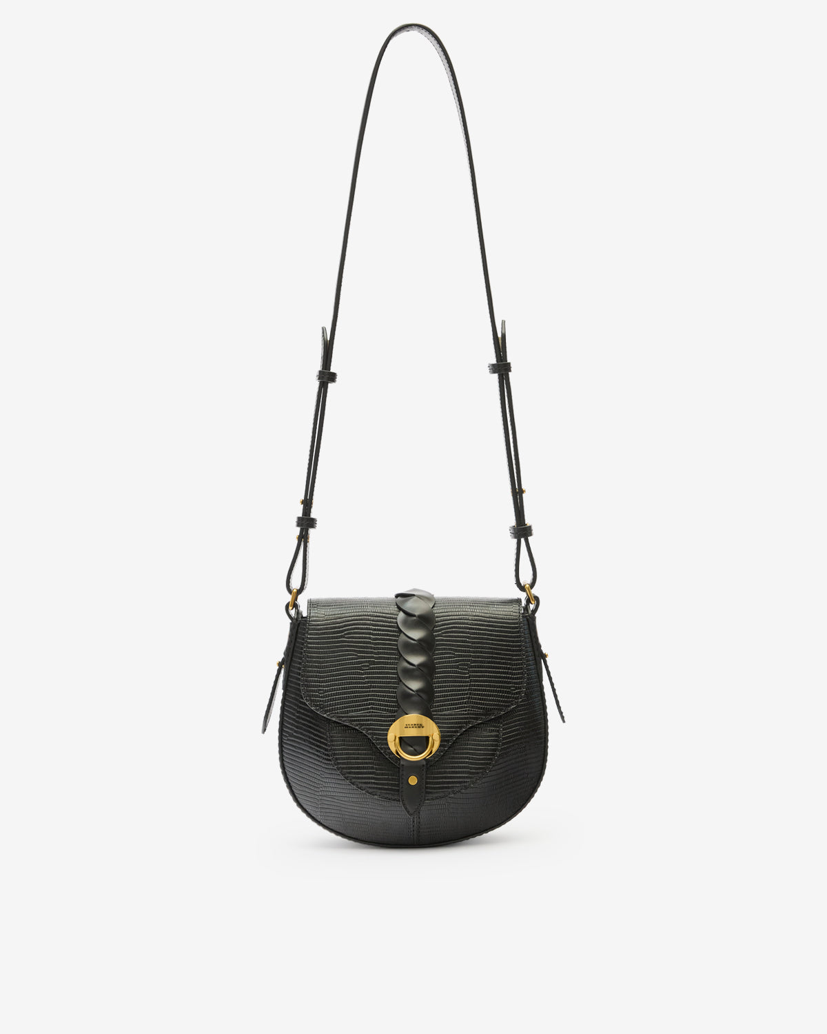 Sac à main altay small en cuir de veau velours - Noir - Woman - 5