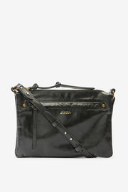 Borsa a tracolla winna day in pelle - Nero - Woman