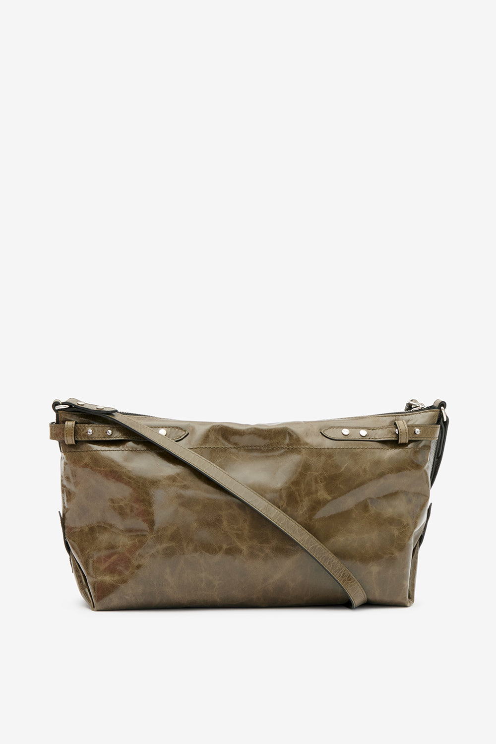 Borsa a tracolla winna day in pelle - Moss green - Woman - 3