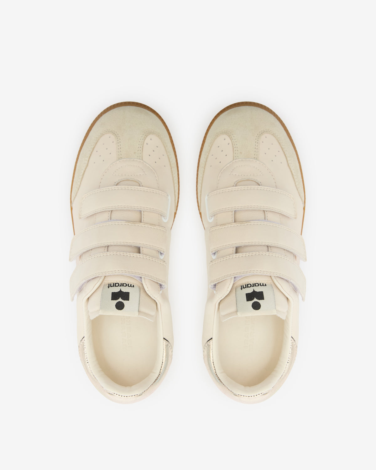 Baskets basses cuir beth - Craie-champagne - Woman - 4