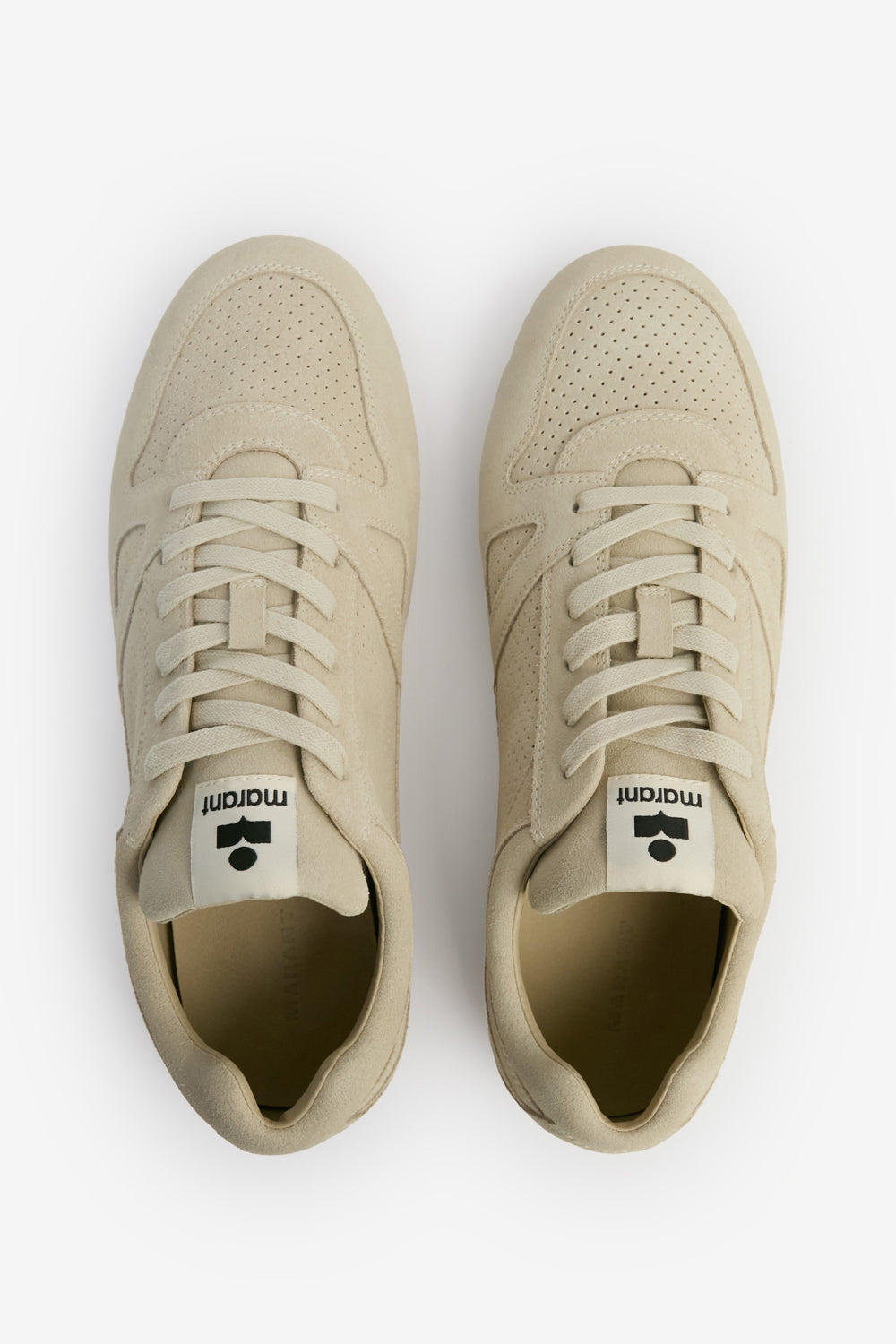 Zapatillas bajas sennyh de piel de ante de becerro  - Beige - Man - 4